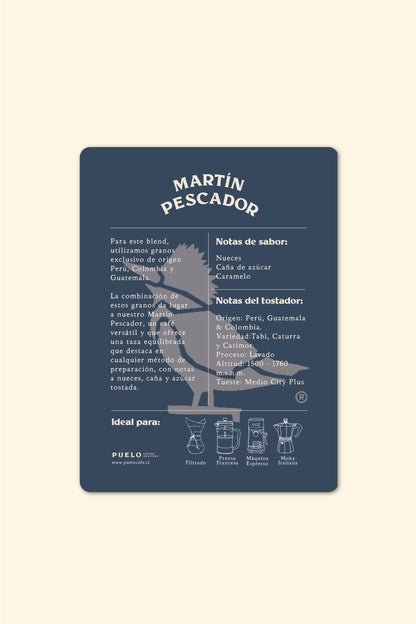 Café de Especialidad Martín Pescador Coffee Blend 1 kg